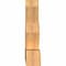 Ekena Millwork Saratoga Timber Gable Bracket, Western Red Cedar, 48"W x 26"H x 5 1/2"D x 5 1/2"F, 13/12 Pitch GBW048X26X0606SAR00SWR - alternate 3